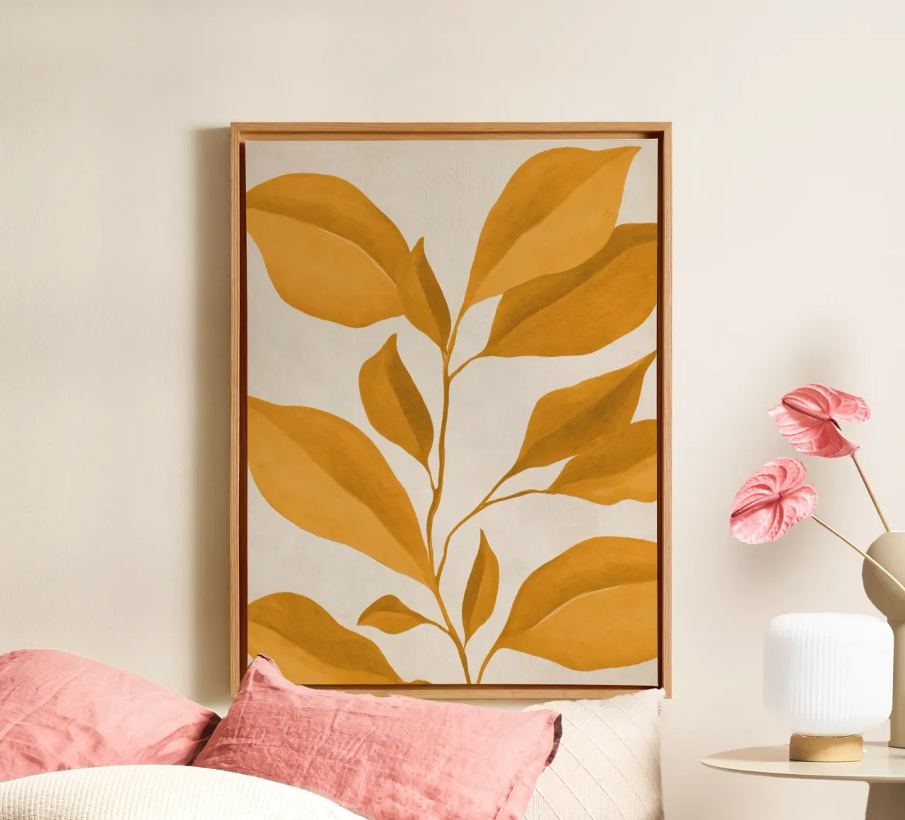 impianto minimo 60 tela con Cornice a cassetta da ThingDesign