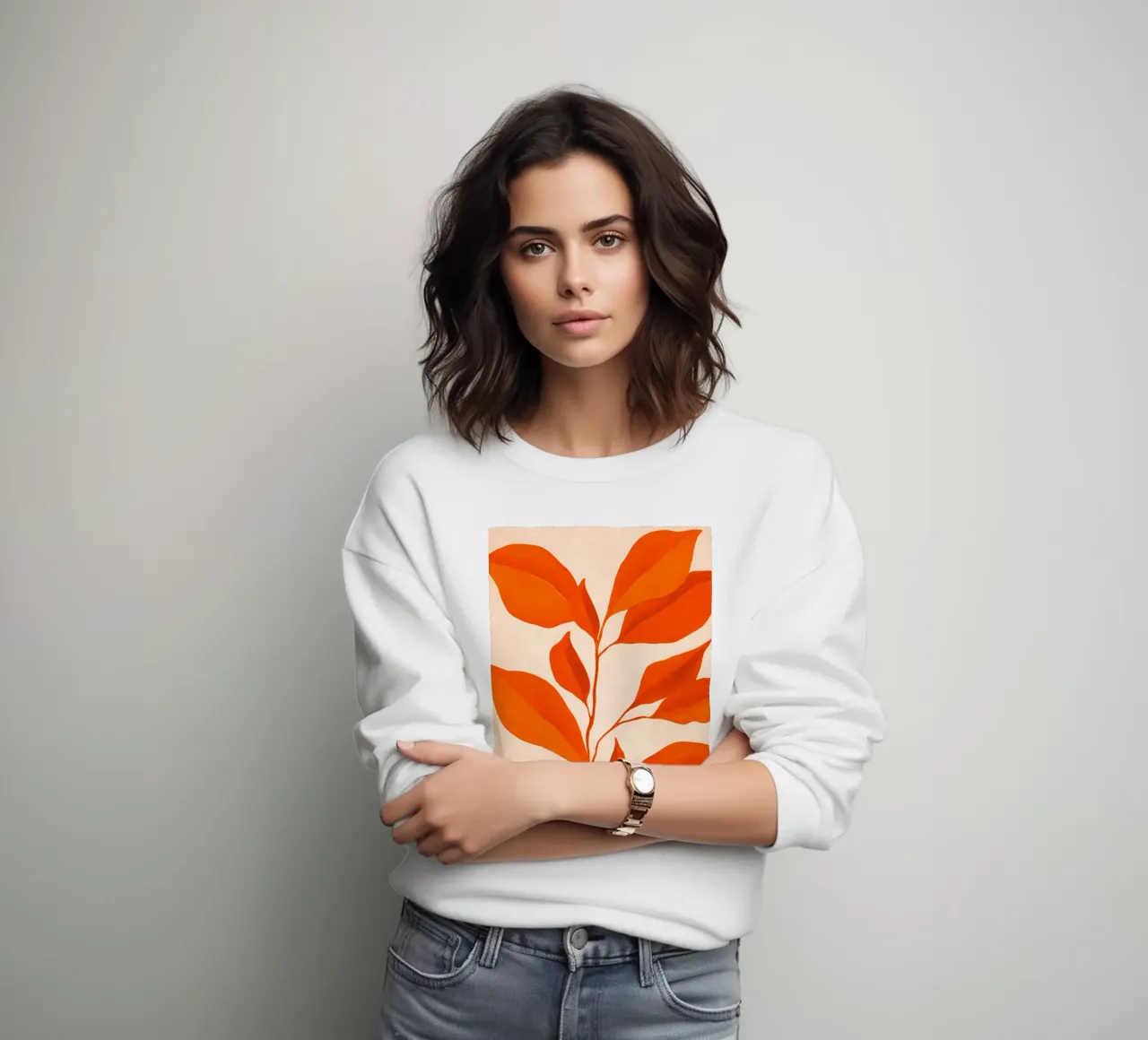 minimale plant 61 sweatshirt van ThingDesign