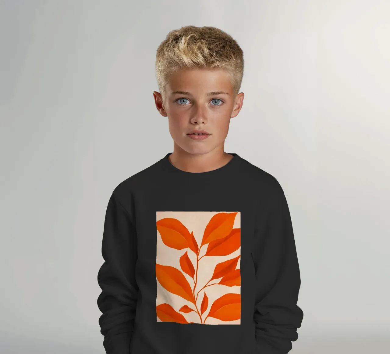 impianto minimo 61 felpa bambino da ThingDesign