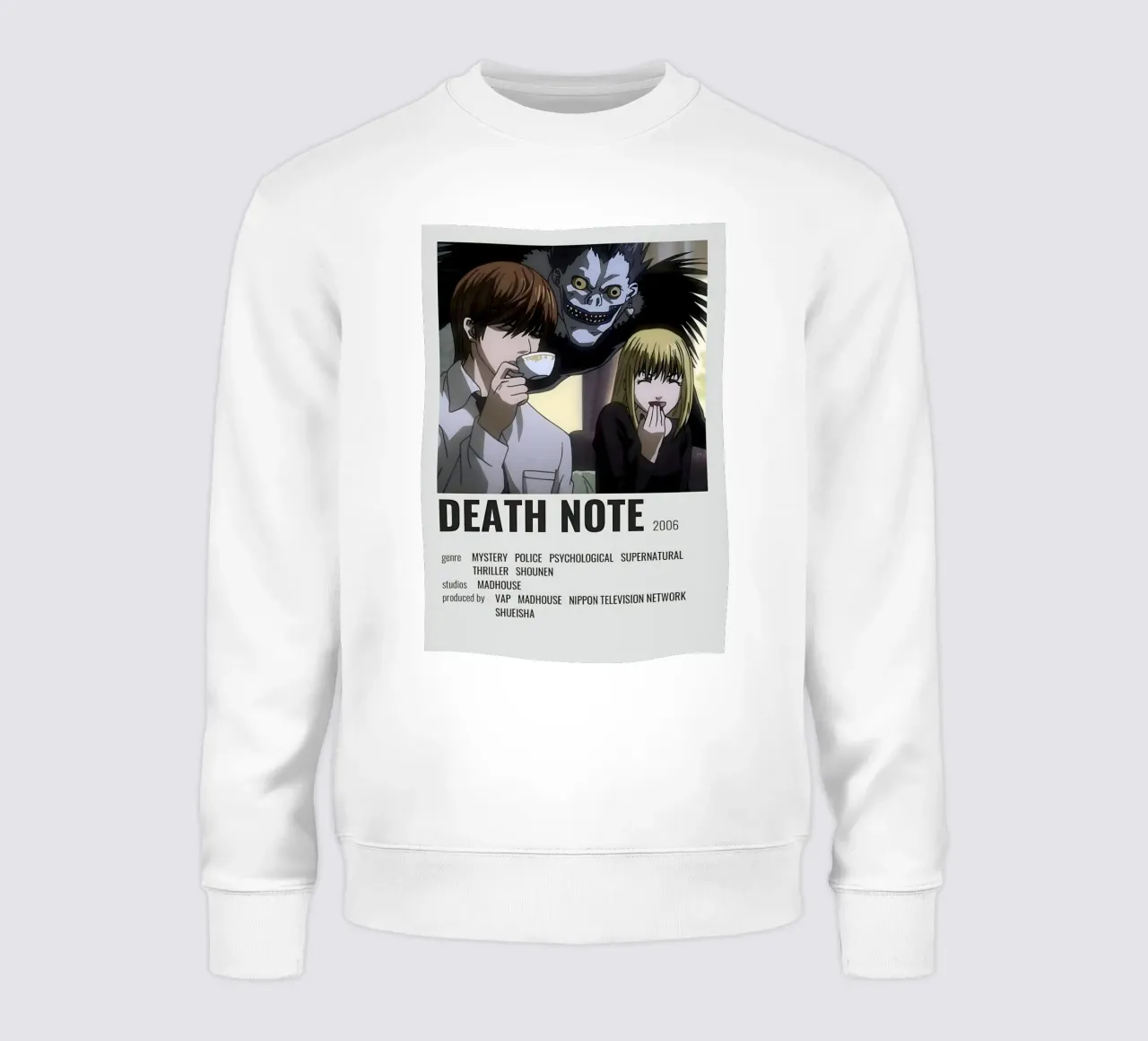 DEATH NOTE 2006 felpa da Totoya