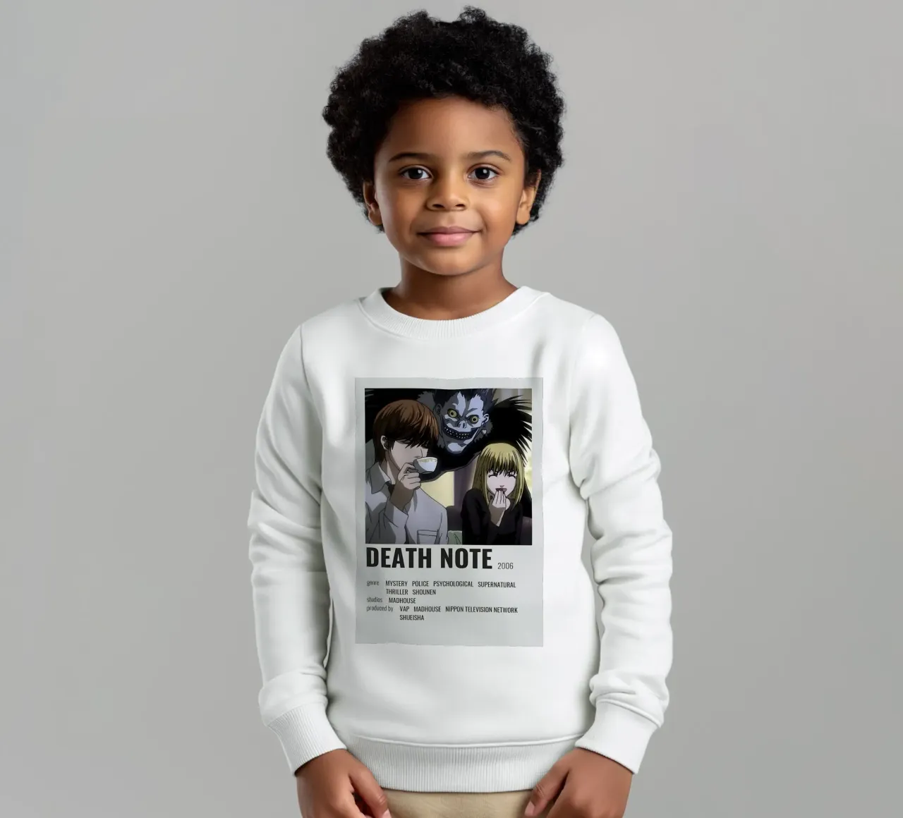 DEATH NOTE 2006 felpa bambino da Totoya