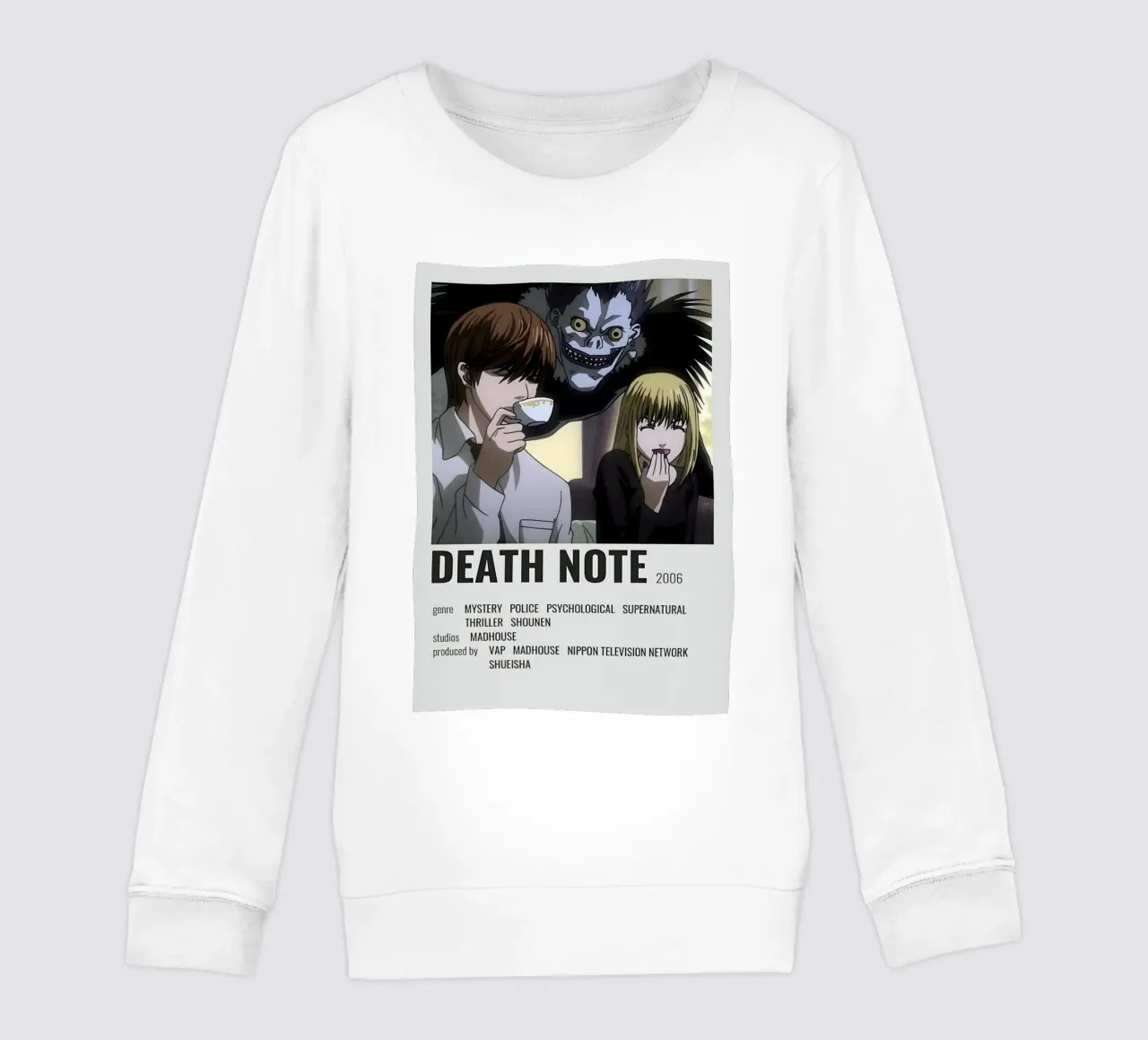 DEATH NOTE 2006 felpa bambino da Totoya