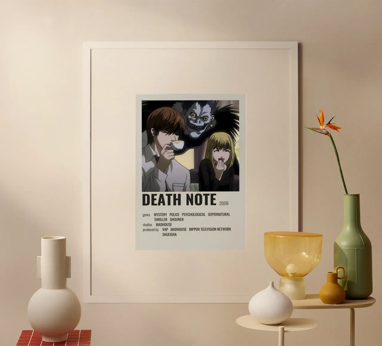 DEATH NOTE 2006 poster da Totoya