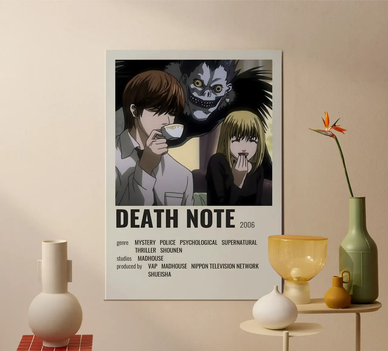 DEATH NOTE 2006 poster da Totoya