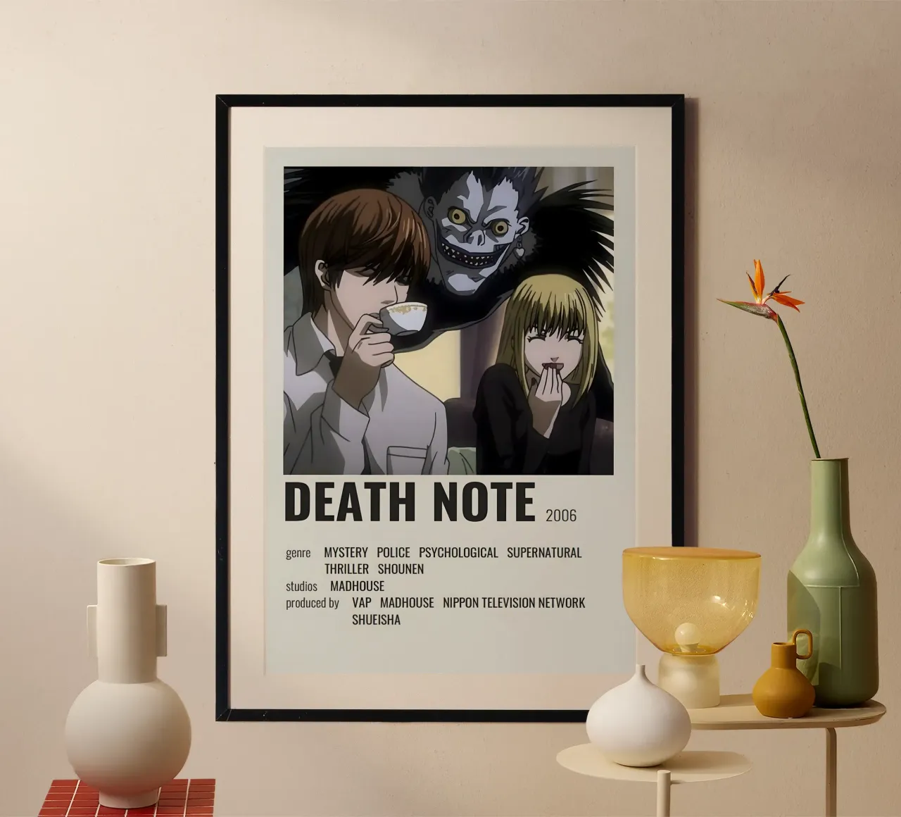 DEATH NOTE 2006 poster da Totoya