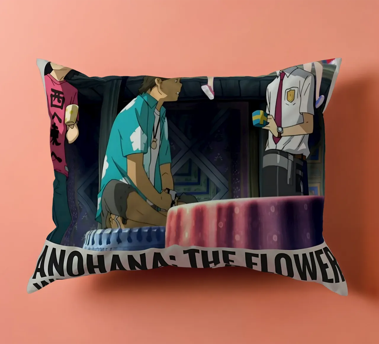 ANOHANA THE FLOWER WE SAW THAT DAY 2011 cuscino da Totoya