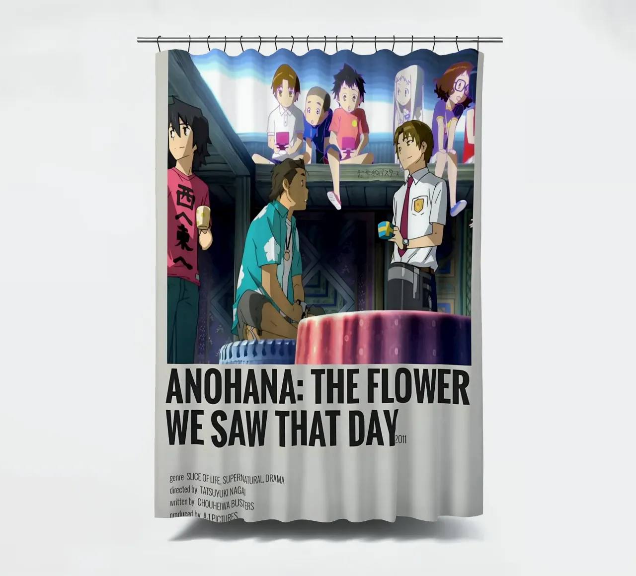 ANOHANA THE FLOWER WE SAW THAT DAY 2011 tenda da doccia da Totoya