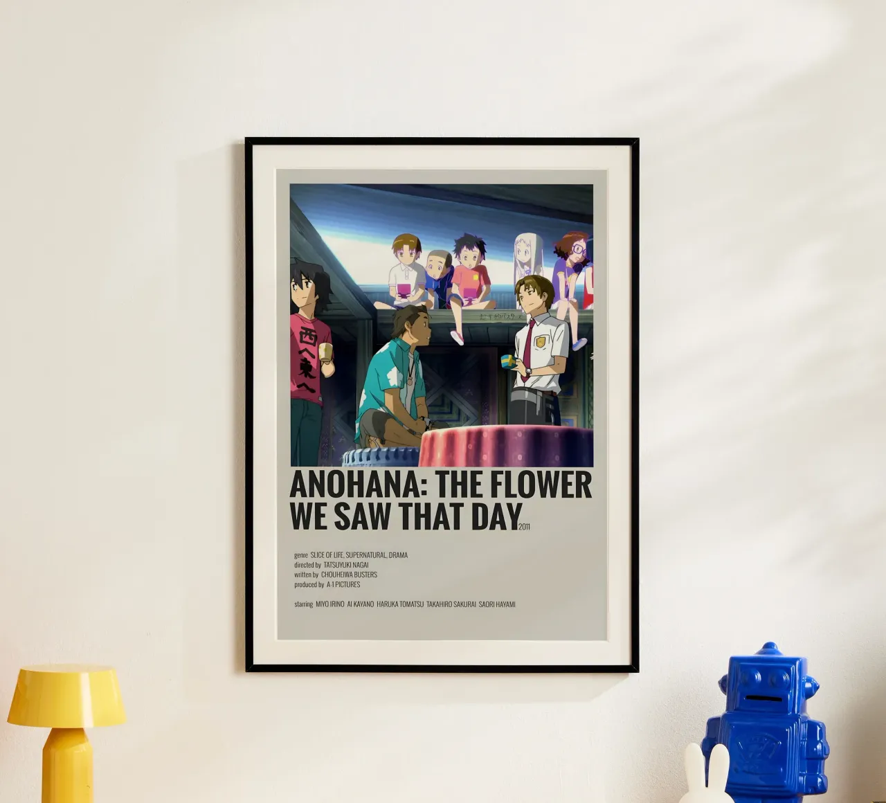 ANOHANA THE FLOWER WE SAW THAT DAY 2011 poster by Totoya