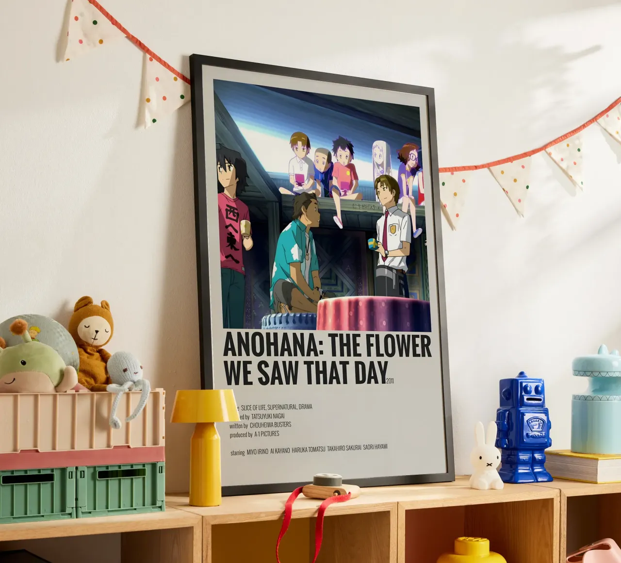 ANOHANA THE FLOWER WE SAW THAT DAY 2011 poster by Totoya