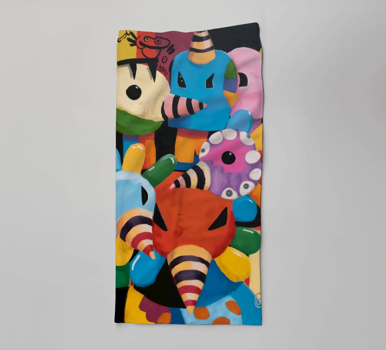 Playful Creatures Parade towel by Monarco Virtuoso