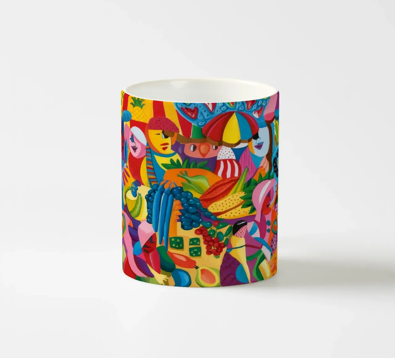Levendig Chaos Carnaval keramische mok van Monarco Virtuoso