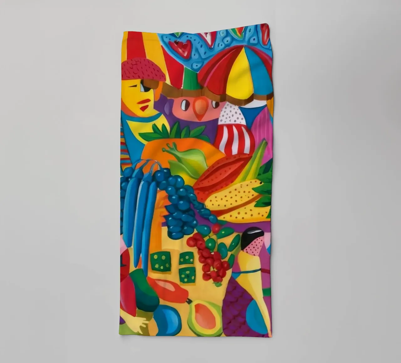 Lebendiges Chaos Karneval Handtuch von Monarco Virtuoso