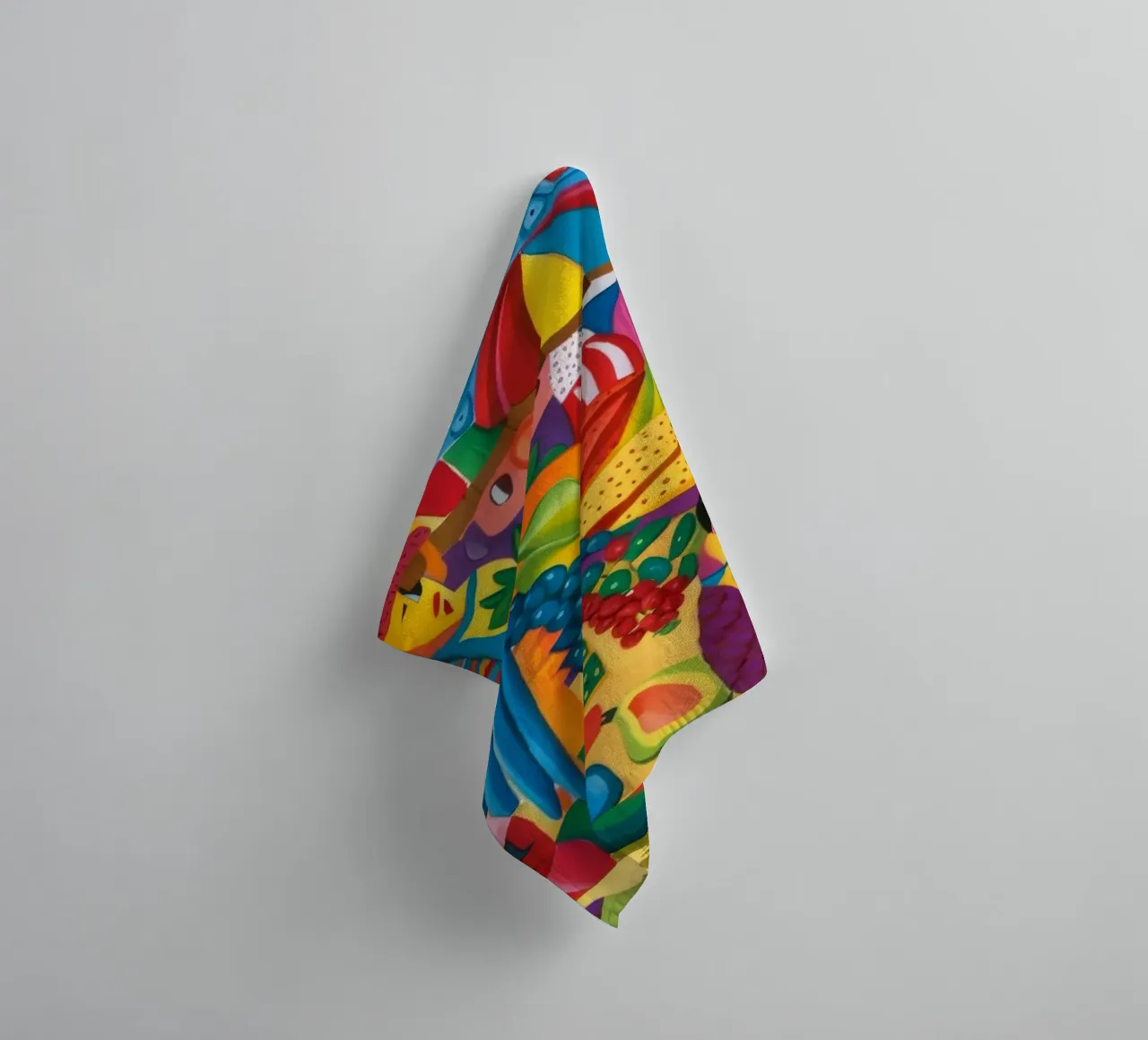 Lebendiges Chaos Karneval Handtuch von Monarco Virtuoso