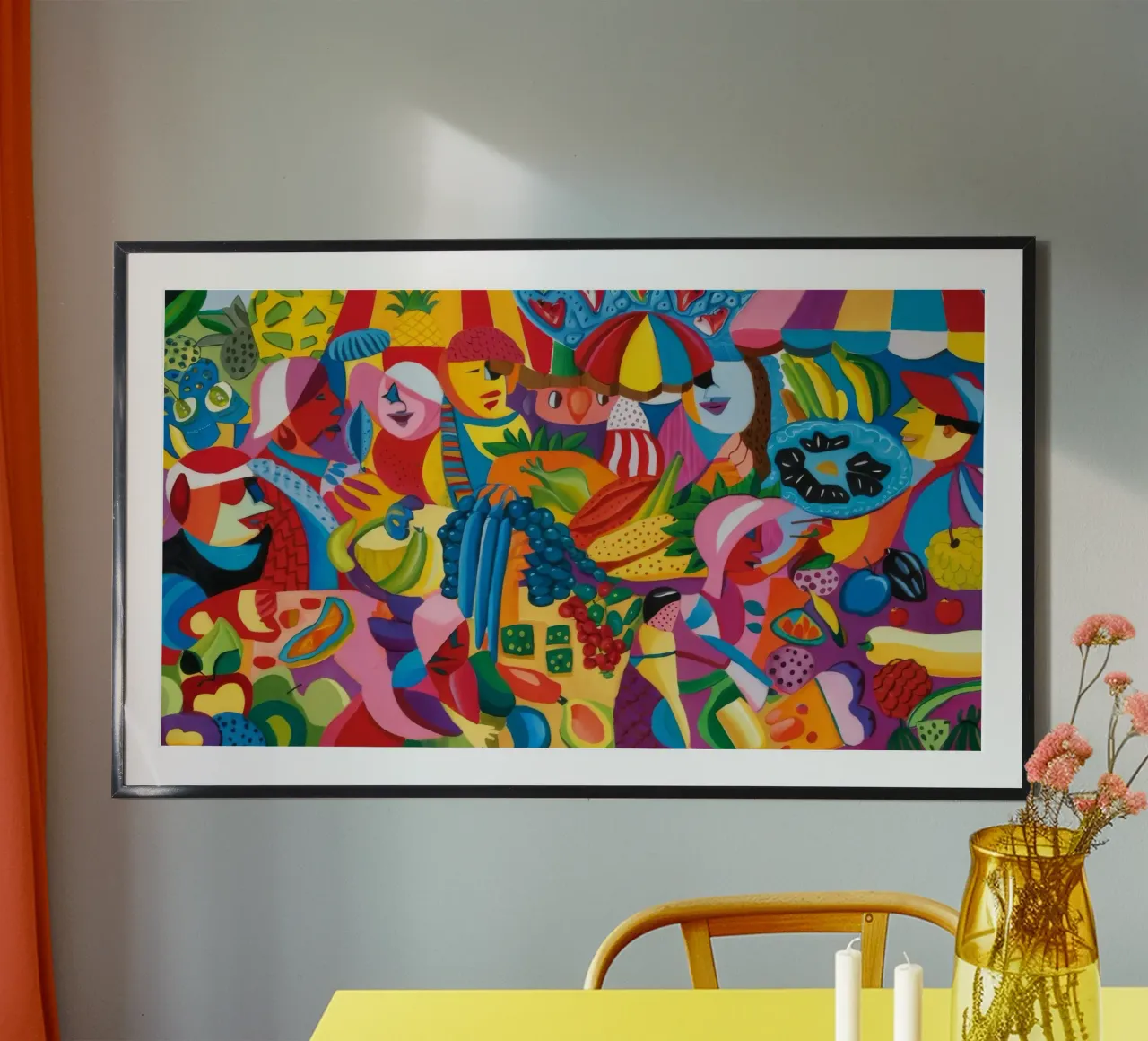 Lebendiges Chaos Karneval Hahnemühle von Monarco Virtuoso