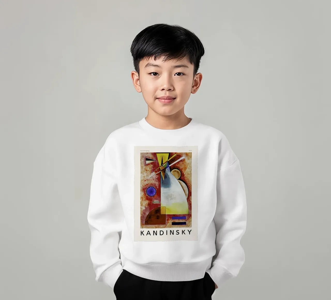 Kandinsky - Intermingling sudadera para niño de ARTOTHEK