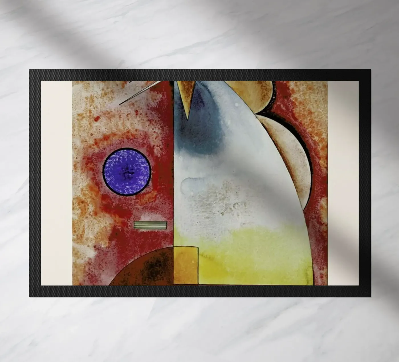 Kandinsky - Intermingling Fußmatte von ARTOTHEK