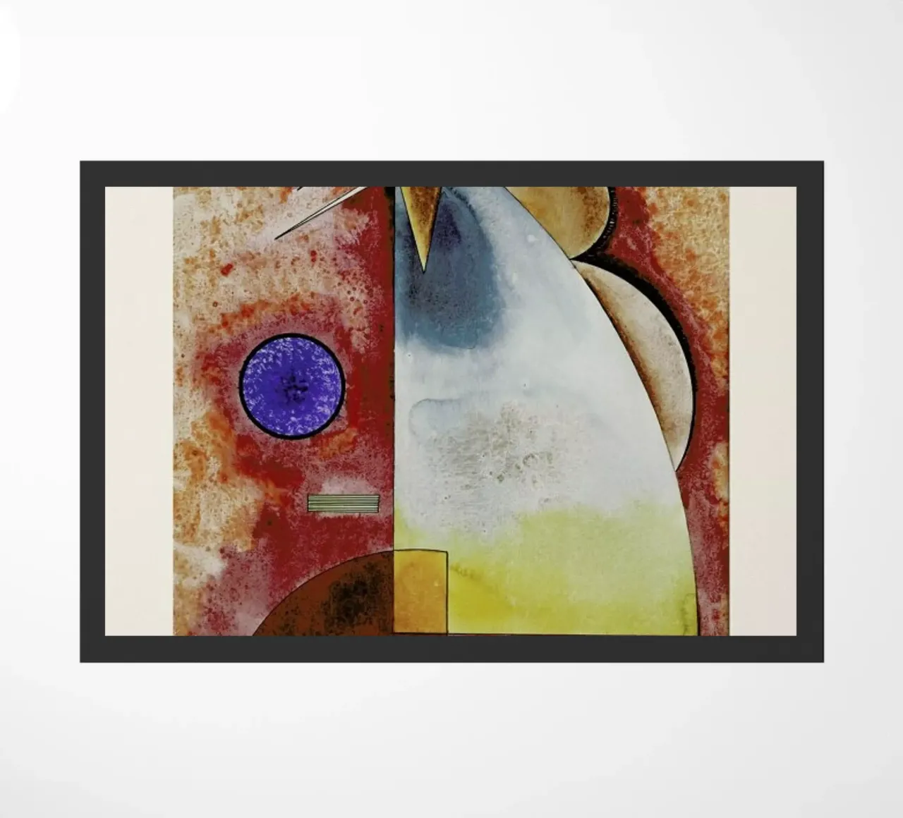 Kandinsky - Intermingling Fußmatte von ARTOTHEK