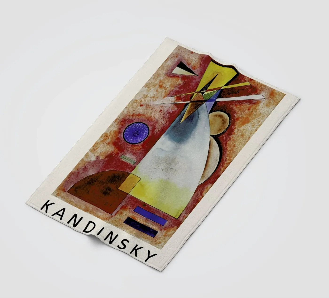 Kandinsky - Intermingling Fleecedecke von ARTOTHEK