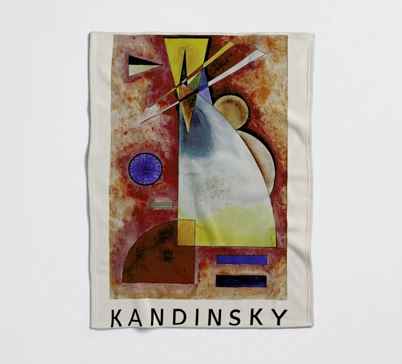 Kandinsky - Intermingling coperta in pile da ARTOTHEK