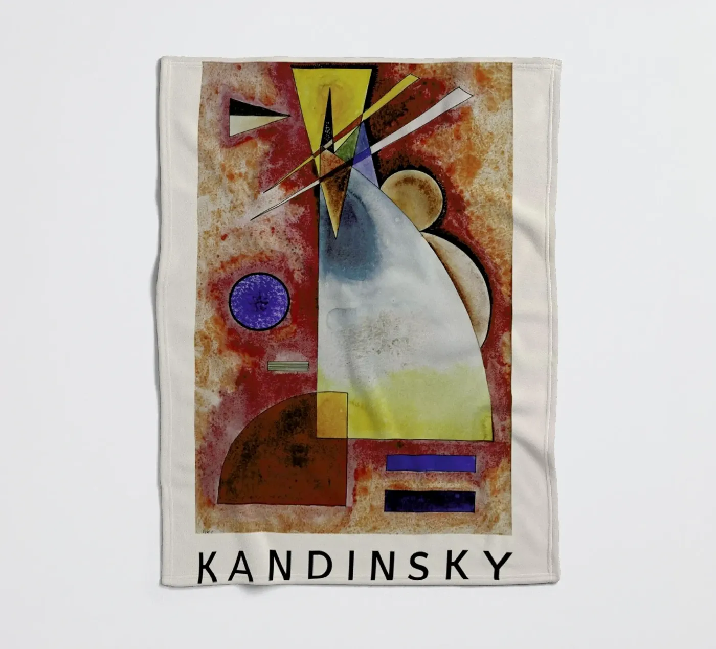 Kandinsky - Intermingling coperta in pile da ARTOTHEK