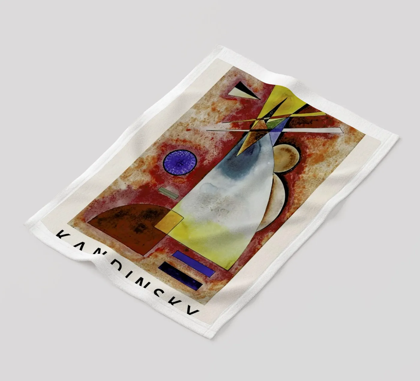 Kandinsky - Intermingling Fleecedecke von ARTOTHEK