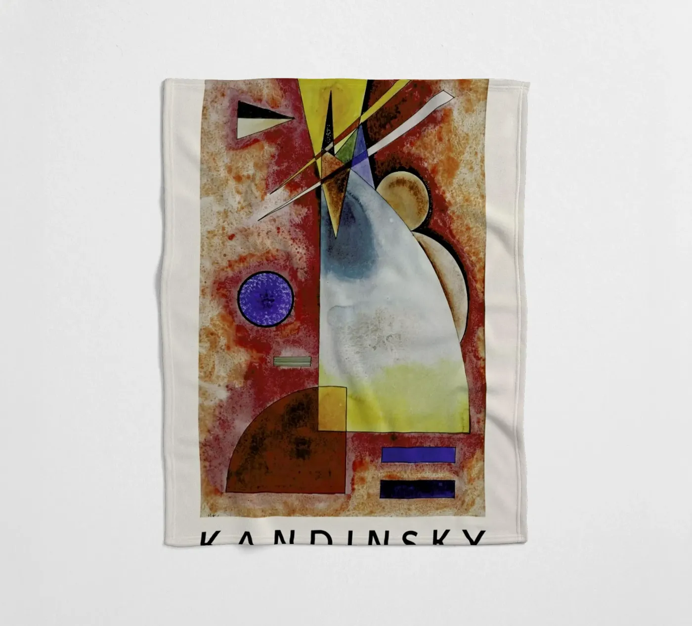Kandinsky - Intermingling Fleecedecke von ARTOTHEK