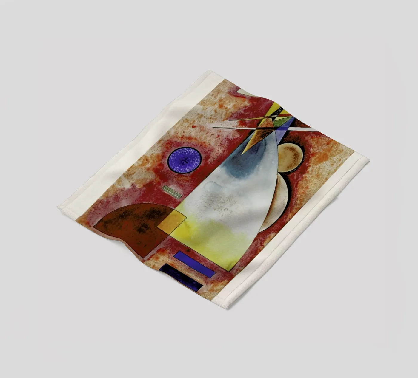 Kandinsky - Intermingling Fleecedecke von ARTOTHEK