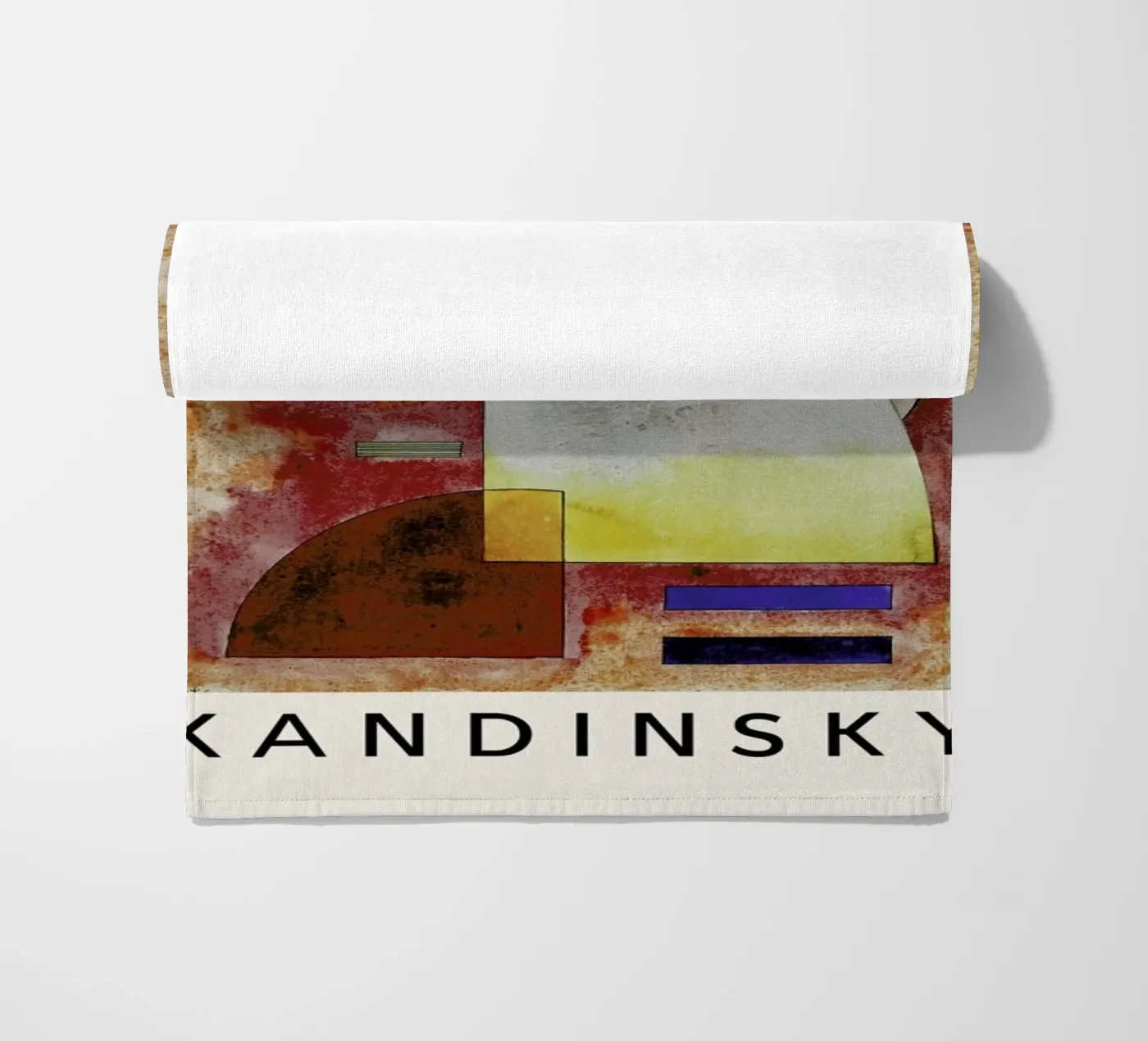 Kandinsky - Intermingling strandhanddoek van ARTOTHEK