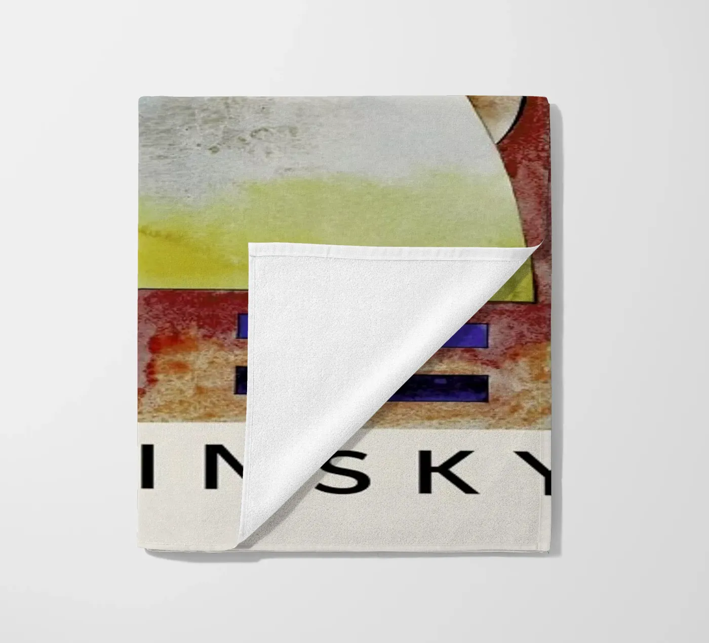 Kandinsky - Intermingling strandhanddoek van ARTOTHEK