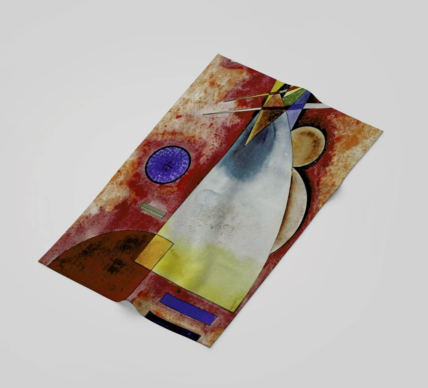 Kandinsky - Intermingling strandhanddoek van ARTOTHEK