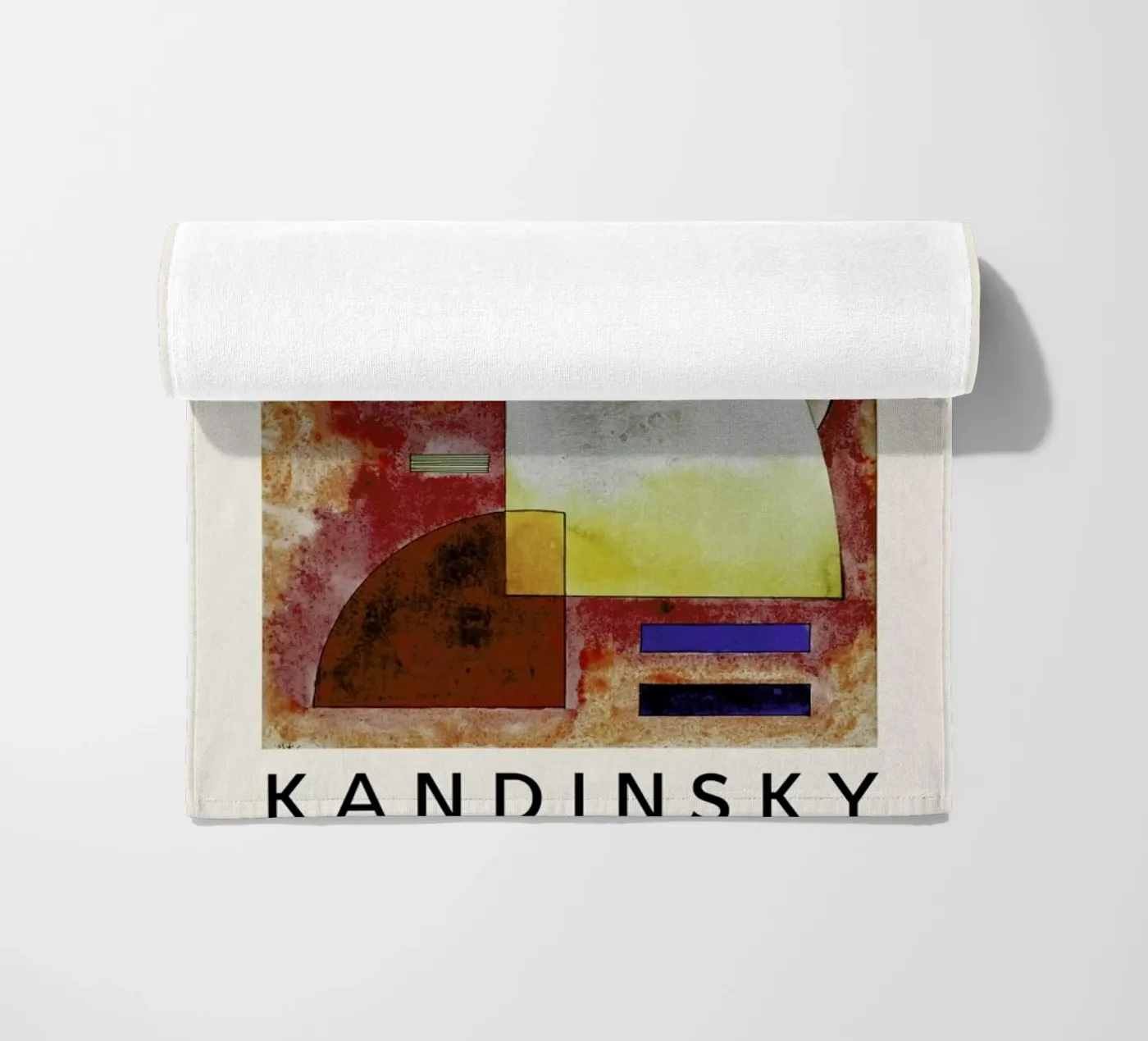 Kandinsky - Intermingling strandhanddoek van ARTOTHEK