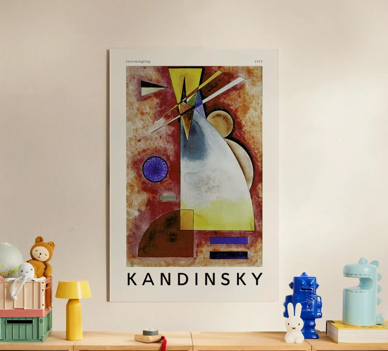 Kandinsky - Intermingling metacrilato de ARTOTHEK