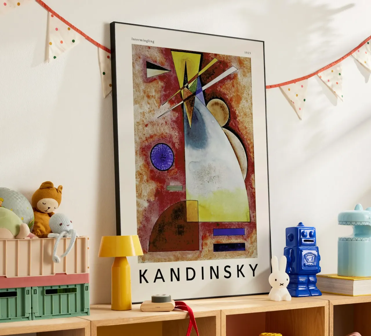 Kandinsky - Intermingling alluminio dibond da ARTOTHEK