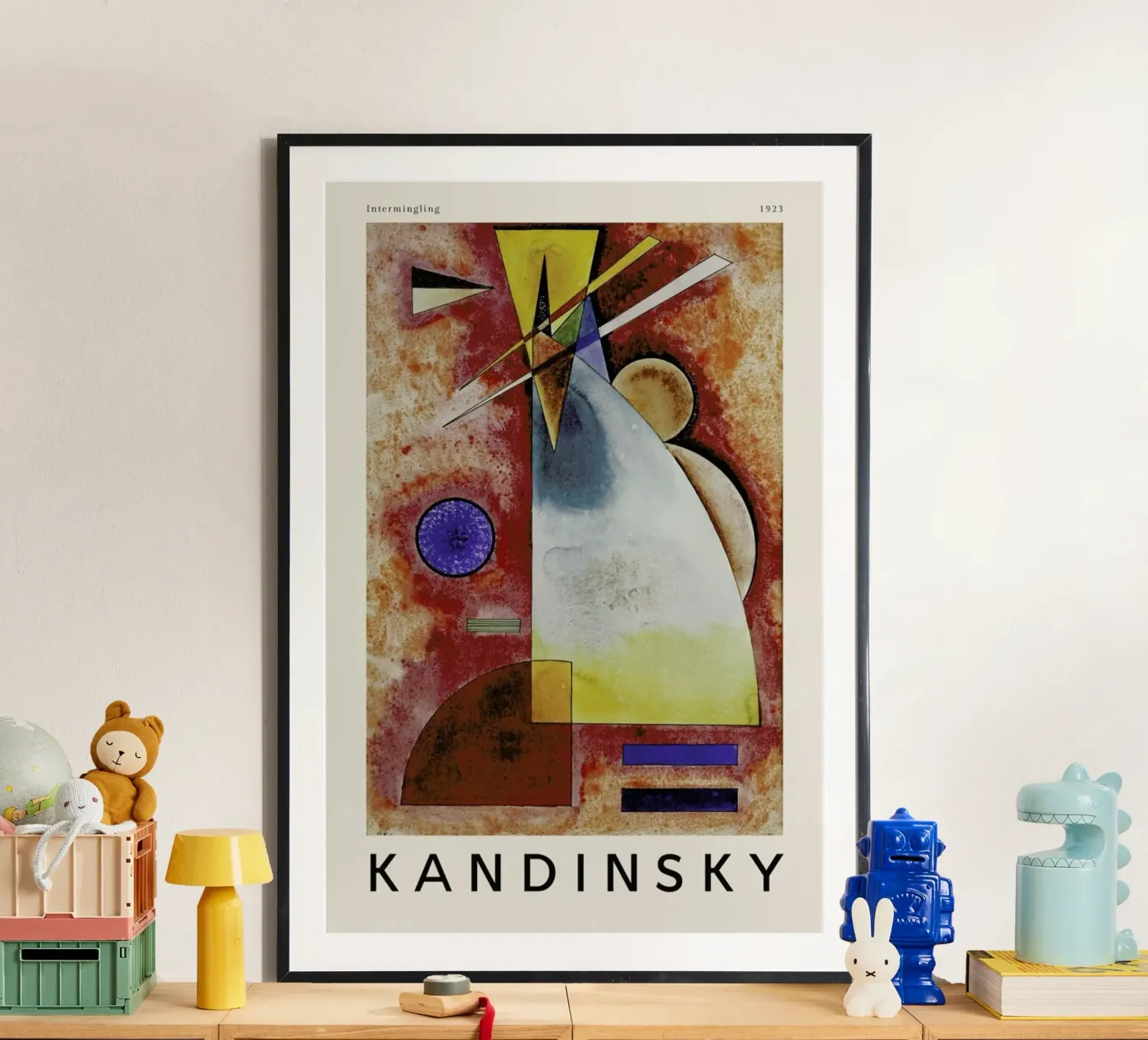 Kandinsky - Intermingling poster da ARTOTHEK