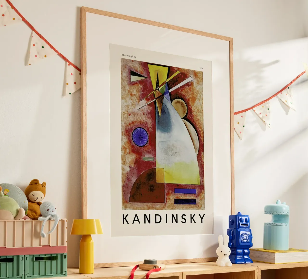 Kandinsky - Intermingling poster da ARTOTHEK