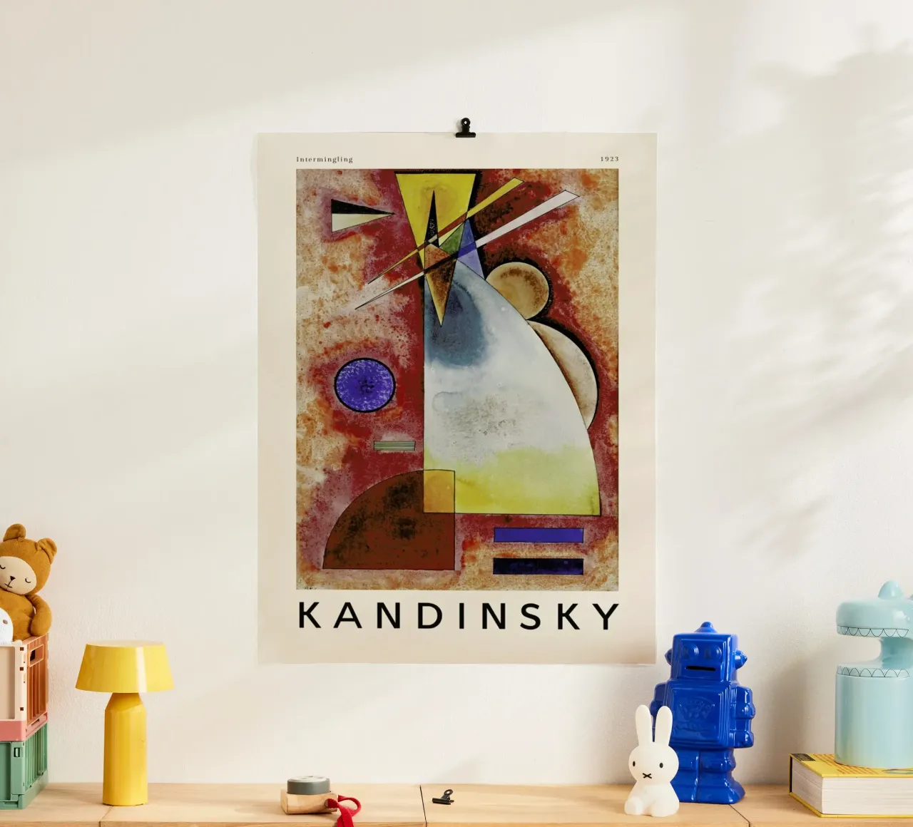Kandinsky - Intermingling poster da ARTOTHEK