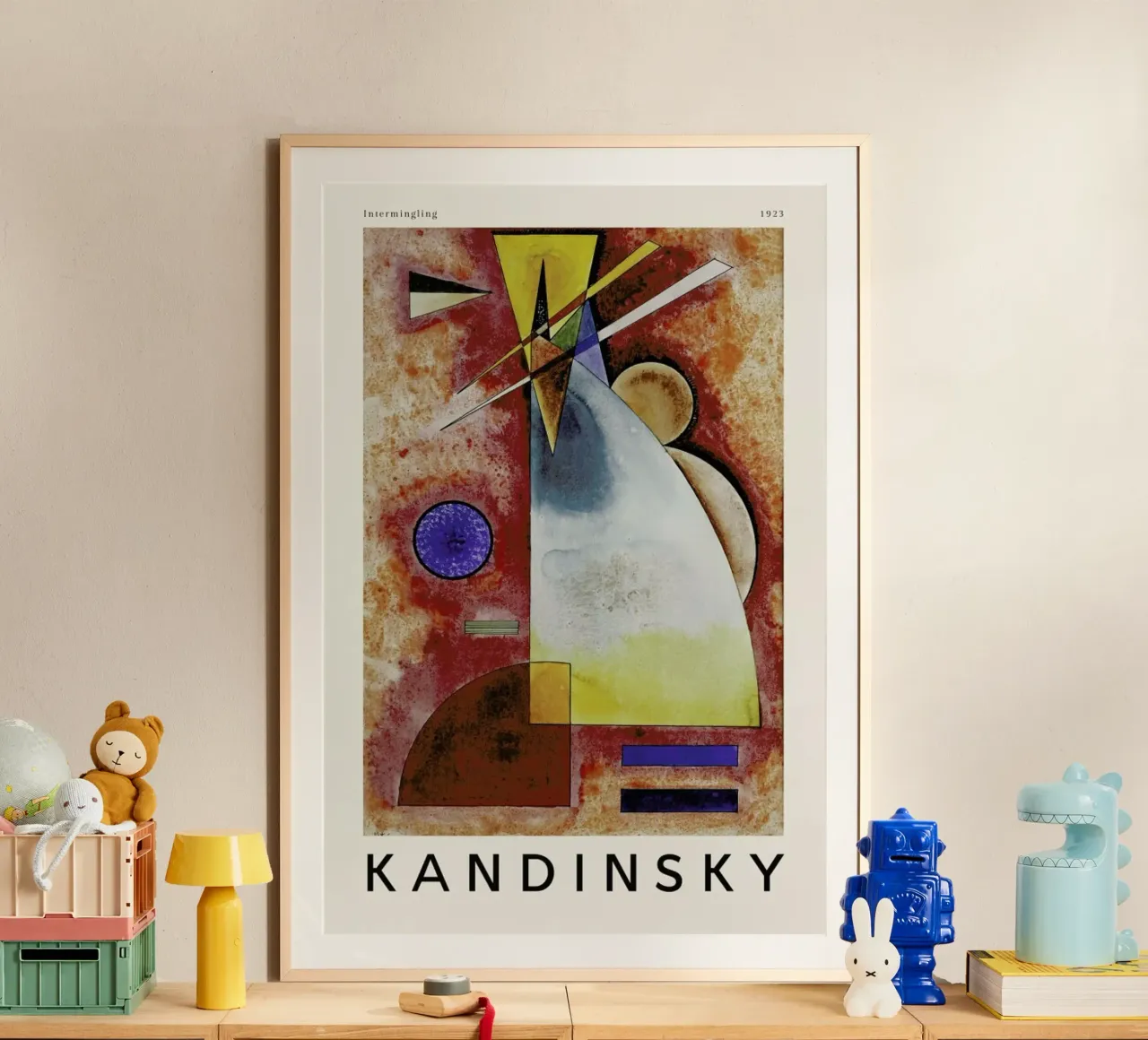 Kandinsky - Intermingling poster da ARTOTHEK