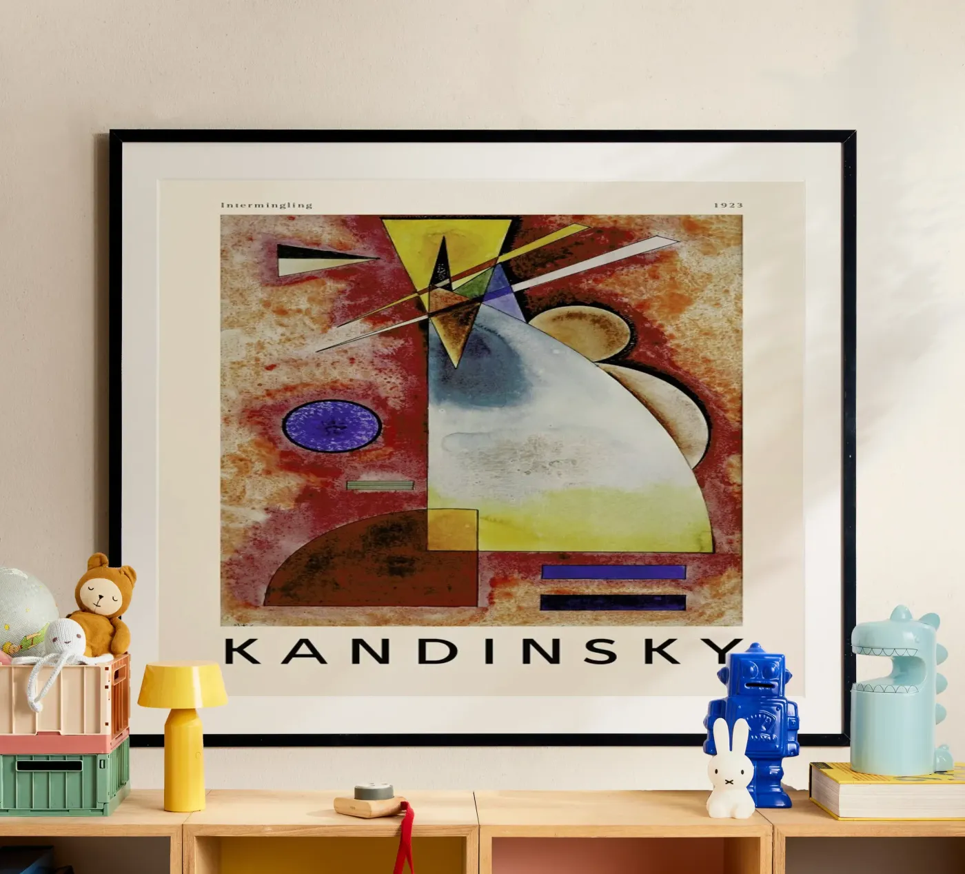 Kandinsky - Intermingling poster da ARTOTHEK