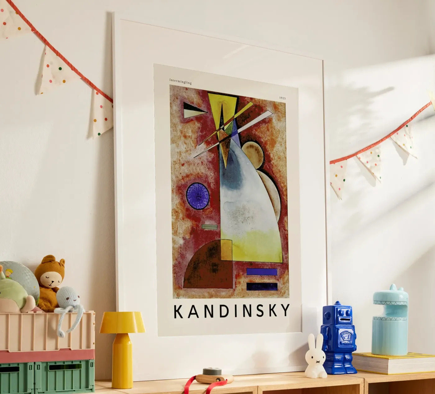 Kandinsky - Intermingling poster da ARTOTHEK