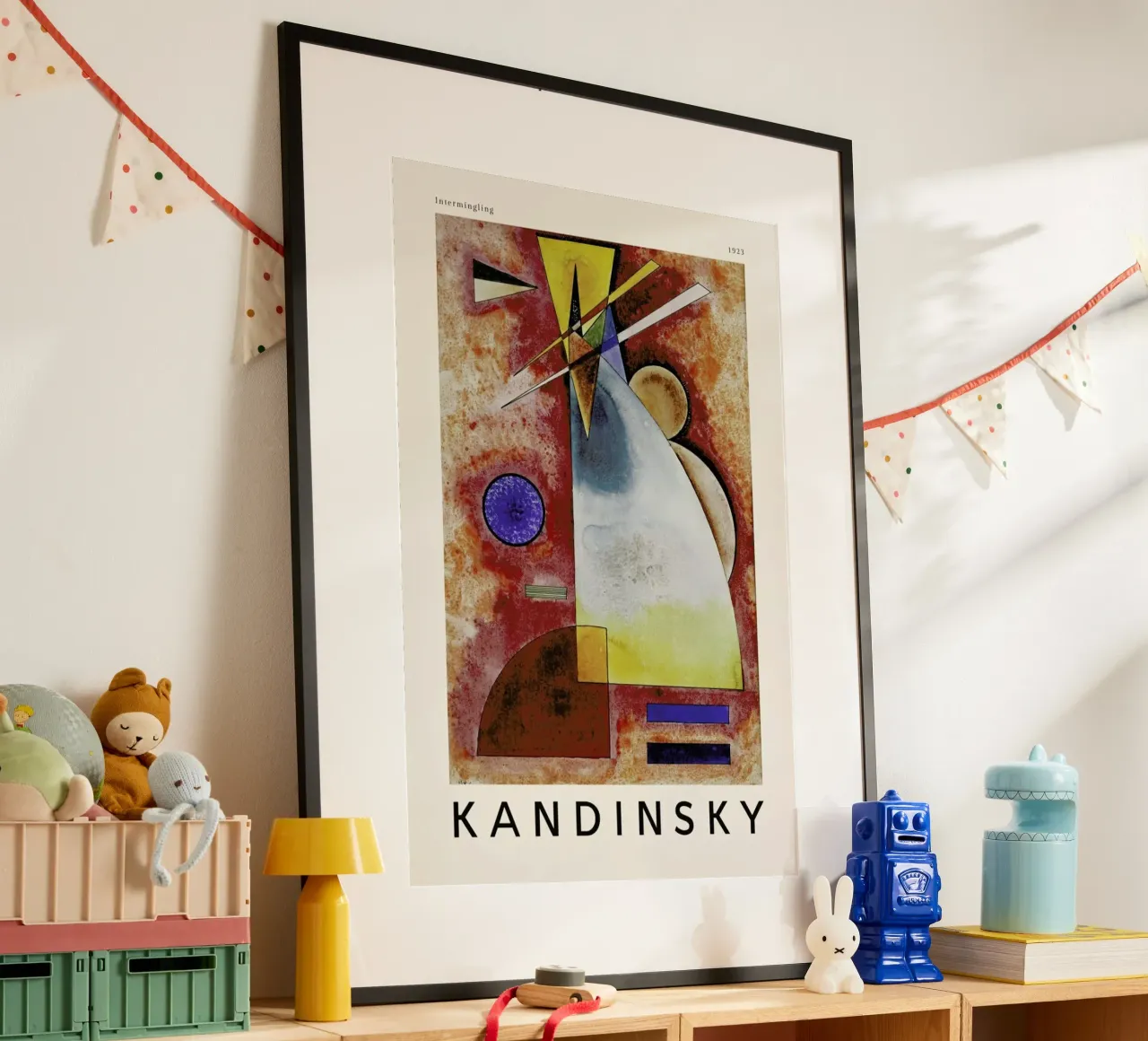 Kandinsky - Intermingling carta hahnemühle da ARTOTHEK
