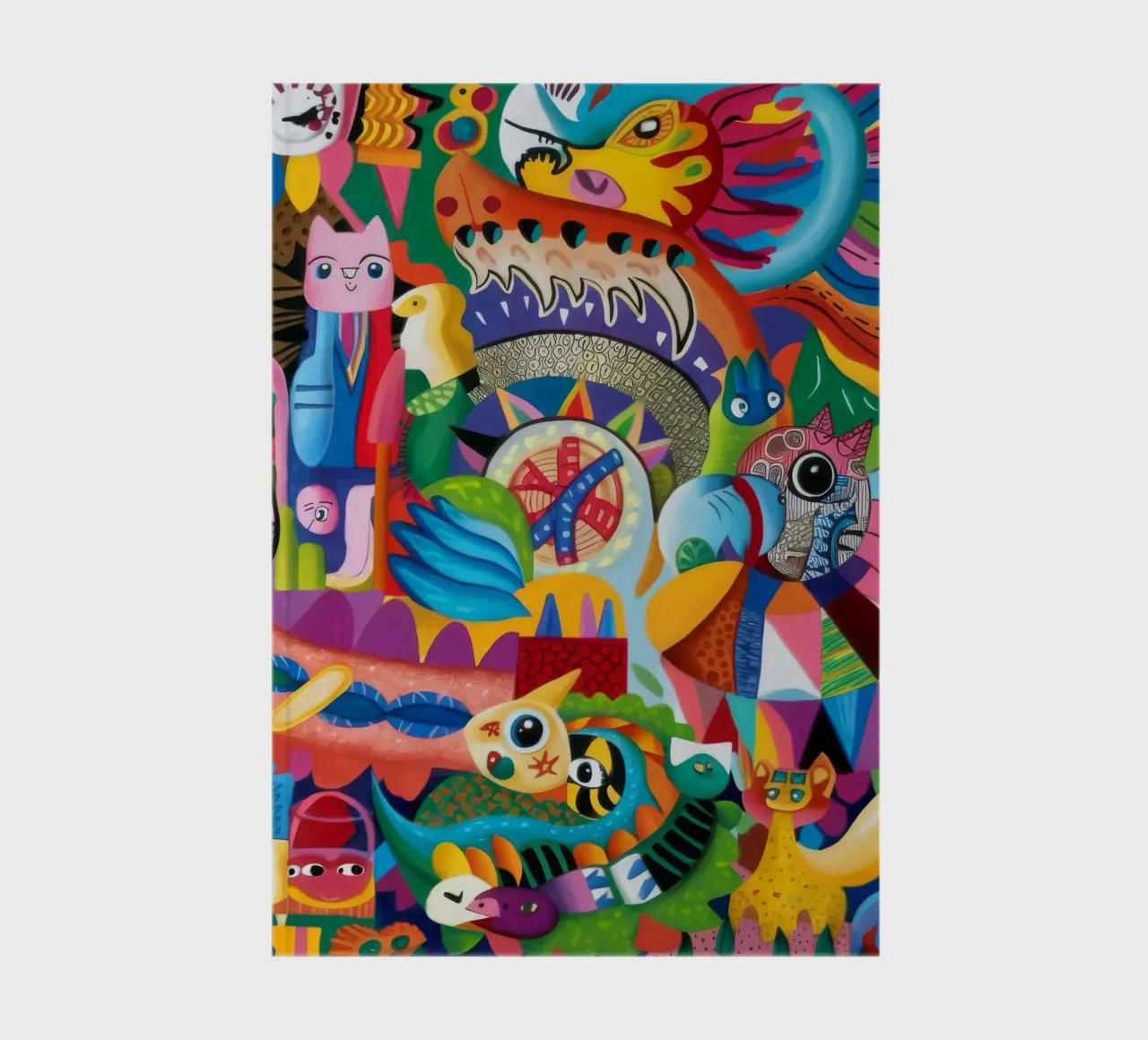 Fiesta der Fabelwesen Notizbuch von Monarco Virtuoso
