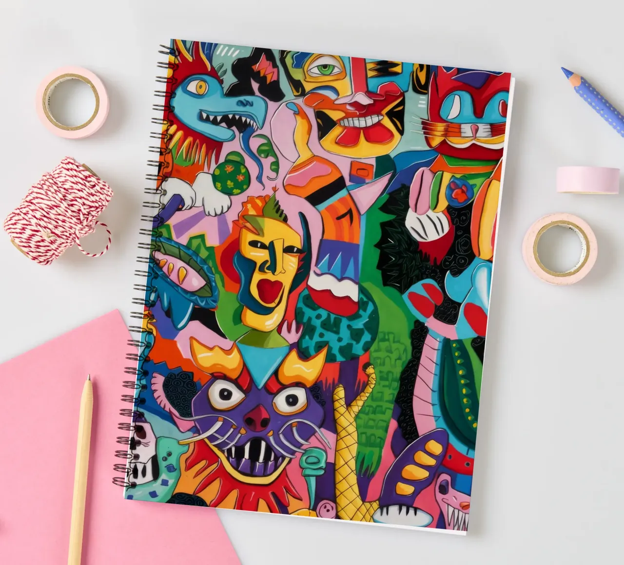 Surreal Dreamscape spiral notebook by Monarco Virtuoso