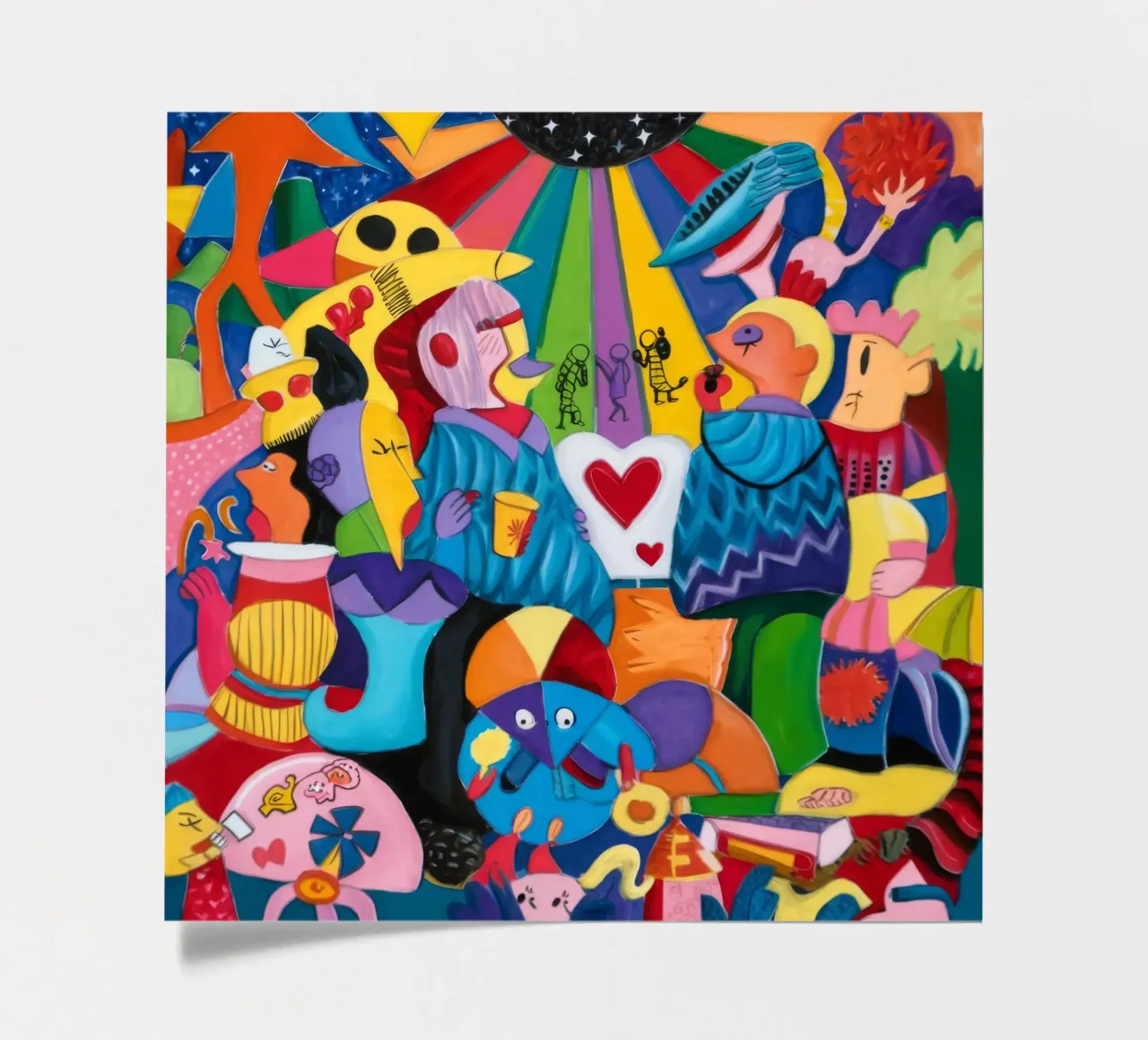 Colorful Celebration sticker sheet by Monarco Virtuoso