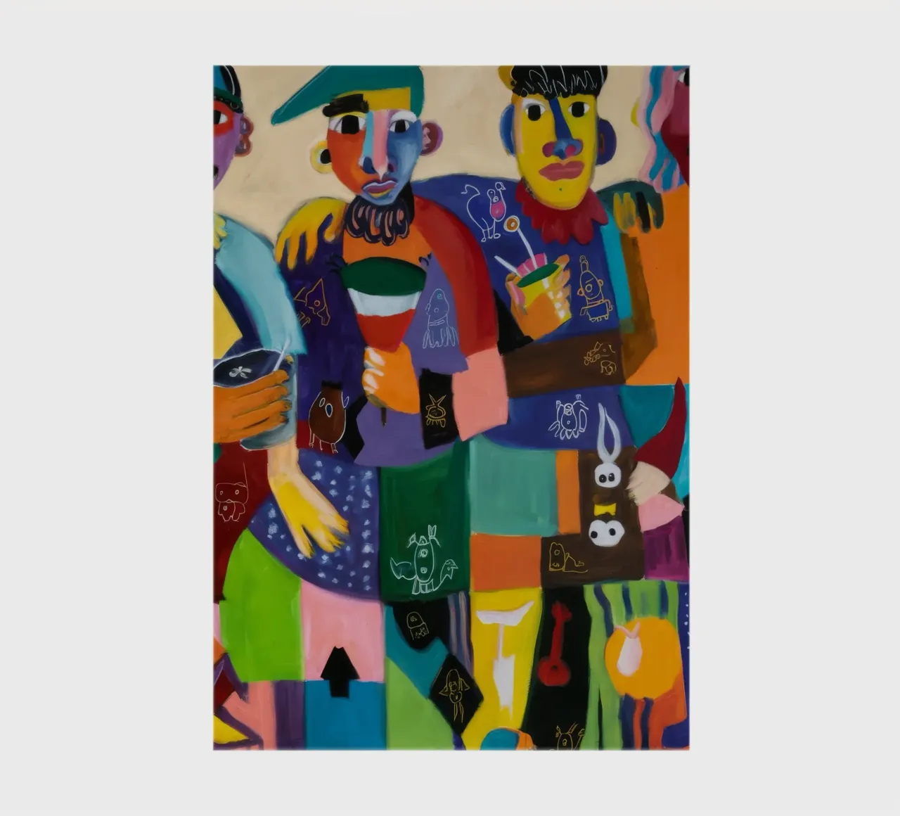Abstract Human Forms notebook by Monarco Virtuoso