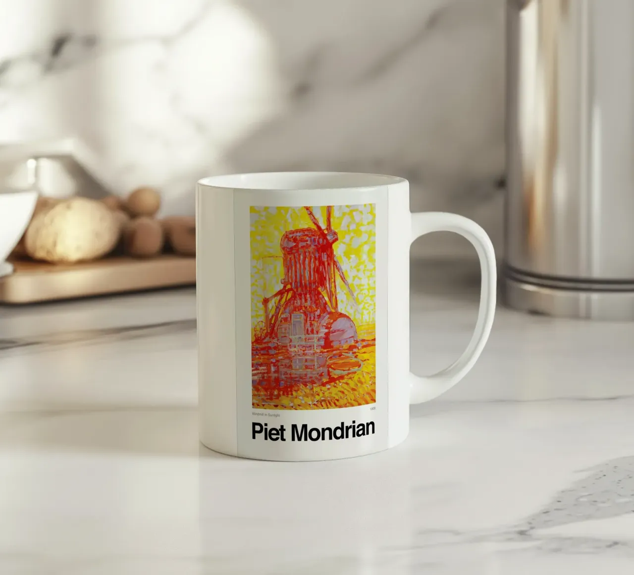 Mondrian - Windmill in Sunlight tazza in ceramica da ARTOTHEK