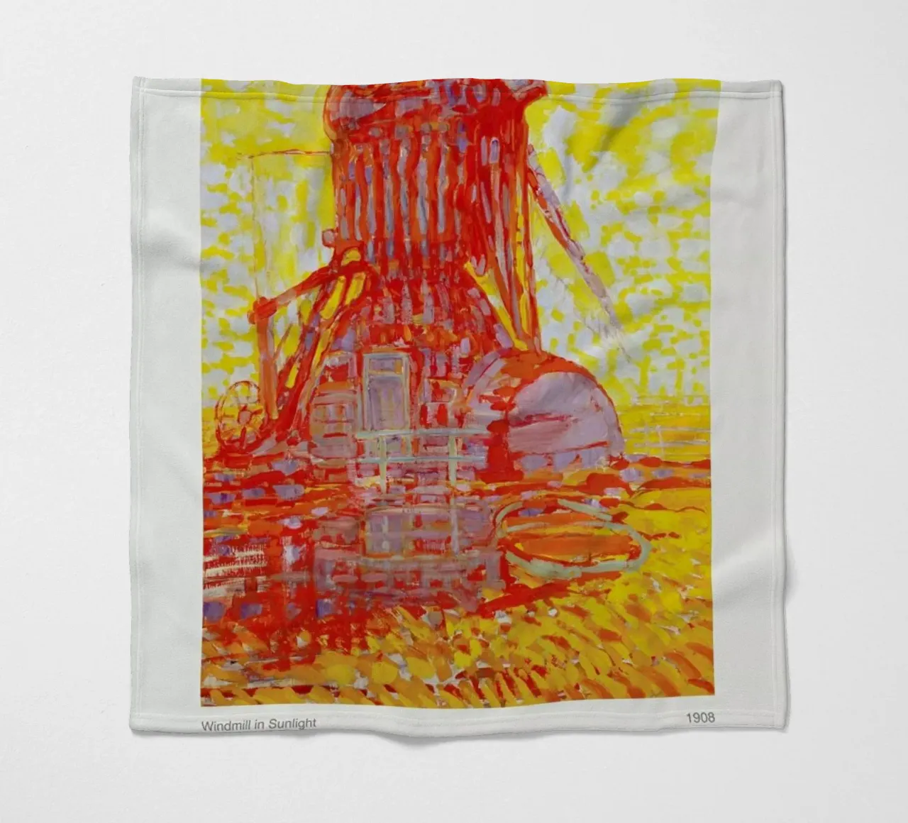 Mondrian - Windmill in Sunlight coperta in pile da ARTOTHEK