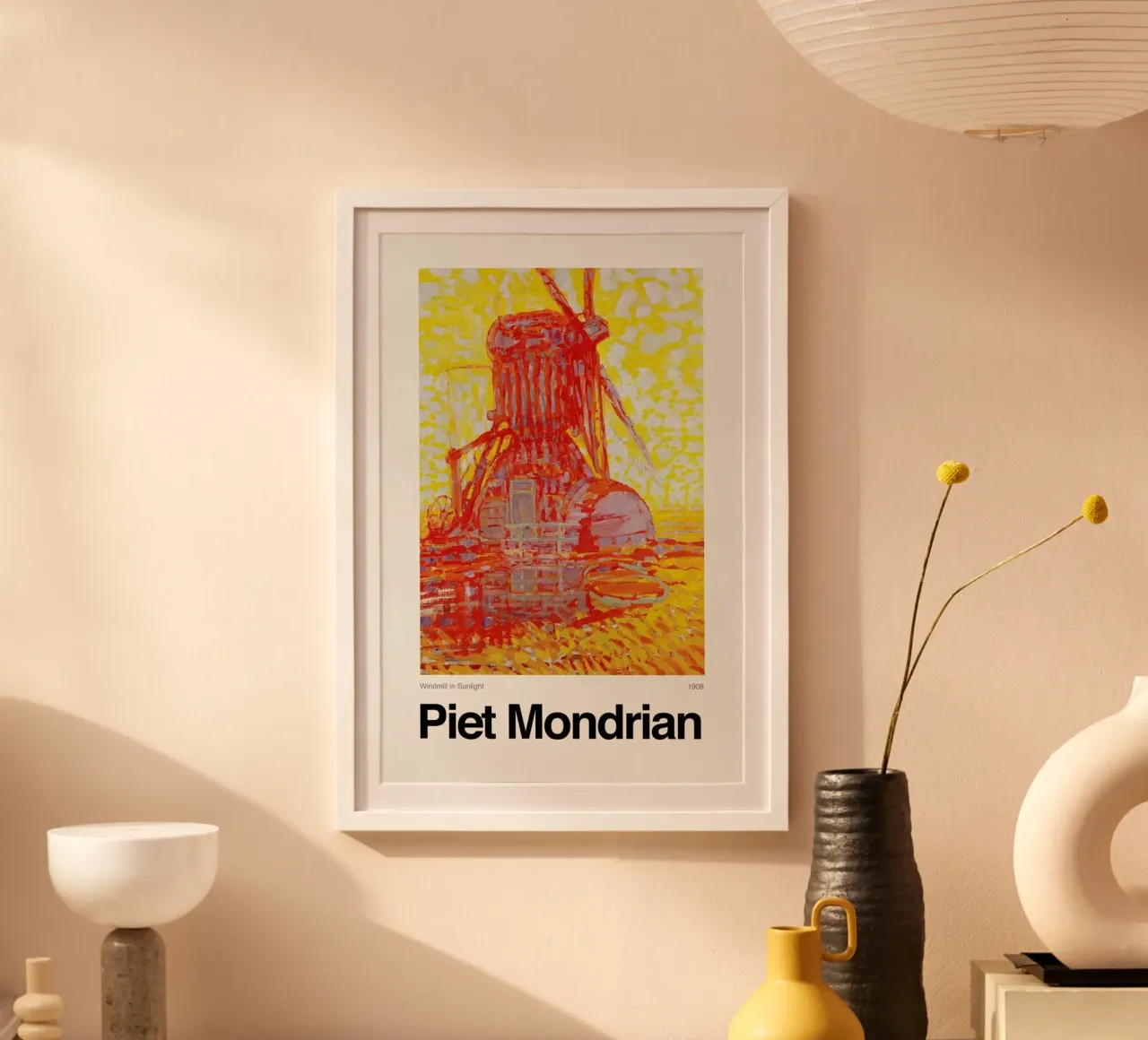 Mondrian - Windmill in Sunlight poster da ARTOTHEK