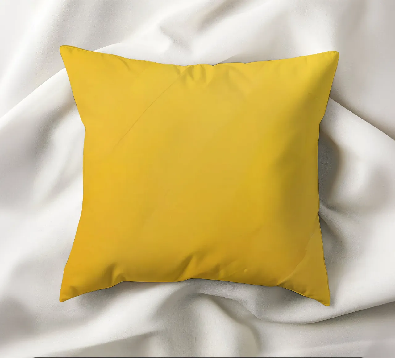 Fond abstrait jaune vif coussin de DesignDoodle