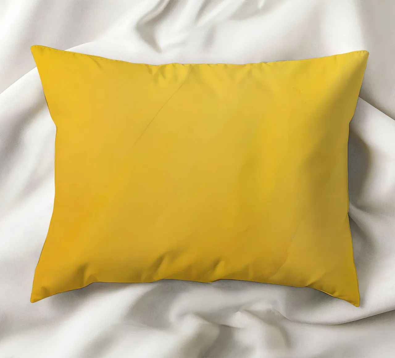 Fond abstrait jaune vif coussin de DesignDoodle