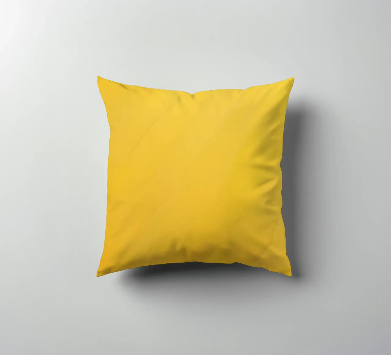 Fond abstrait jaune vif coussin de DesignDoodle